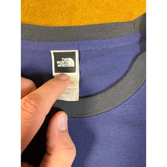 The North Face Mens XL Gray Blue Short Sleeve T Shirt VaporWick Polyester - Picture 6 of 14